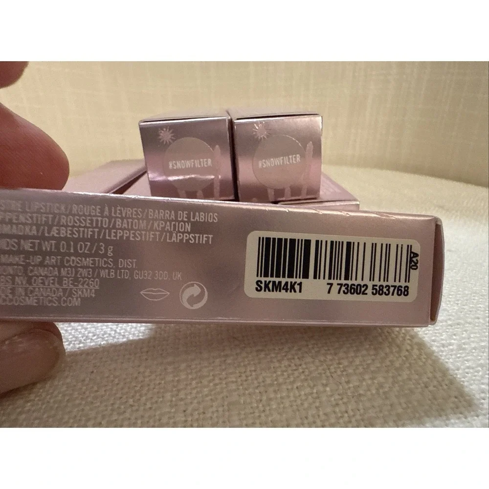 NIB New MAC‎ Lustre Lipstick Full Size .10 oz #SNOWFILTER